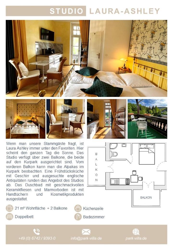 Park Villa Zentral Am Mittelrhein - Zimmer & Apartments Boppard Eksteriør bilde